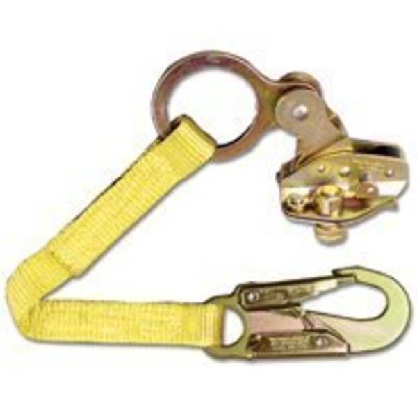 Qualcraft 1500 Removable Rope Grab With Attached 18 in Extension Lanyard, Qual-Craft, Mfr#: 1500